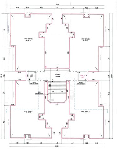 Cluster Plan For Terrace Floor G And H amaya Cluster Plan For Terrace Floor G And H