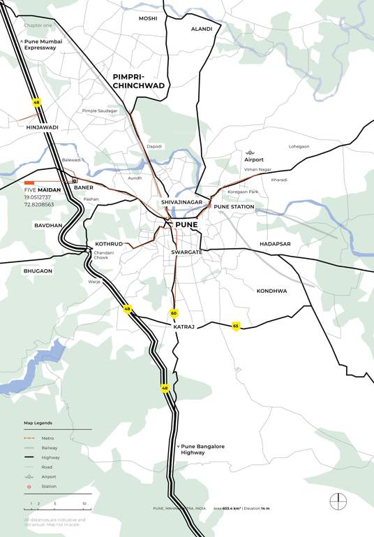 5 maidan Location Plan