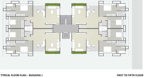  anugrah-avenue J Cluster Plan From 1st To 5th Floor
