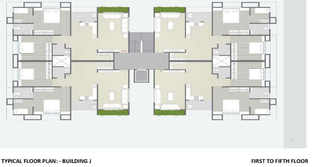  anugrah avenue J Cluster Plan From 1st To 5th Floor