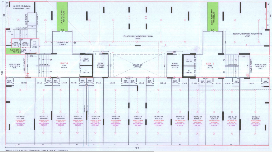  mahadev sky Block C Cluster Plan