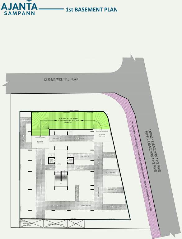  ajanta sampann Ajanta Sampann First Basement Cluster Plan