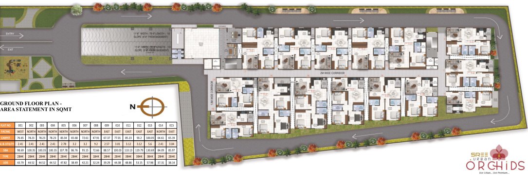  sree urban orchids Cluster Plan