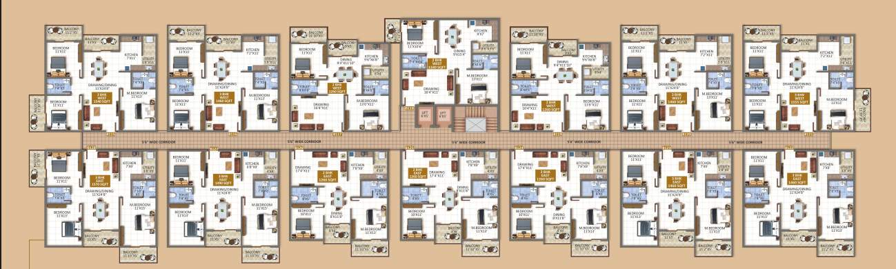  sree urban orchids Cluster Plan