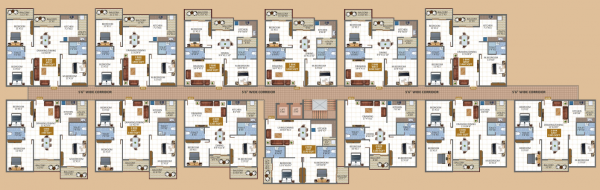  sree-urban-orchids Cluster Plan