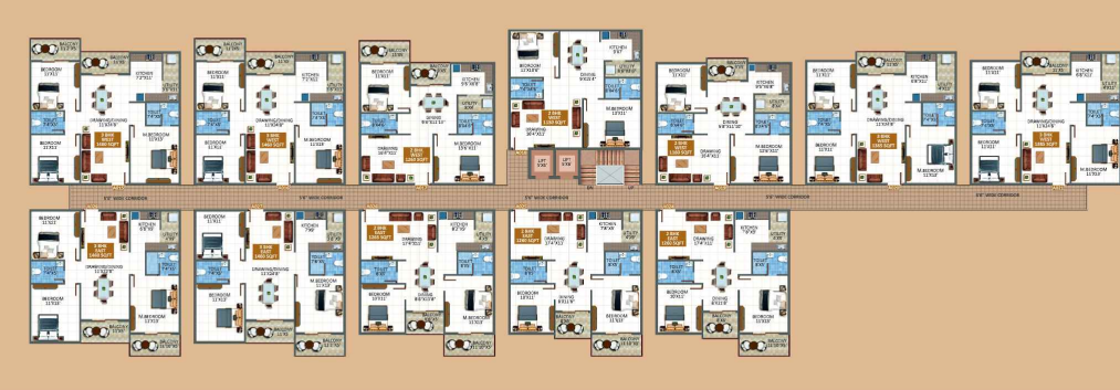  urban orchids phase ii Block A Cluster Plan