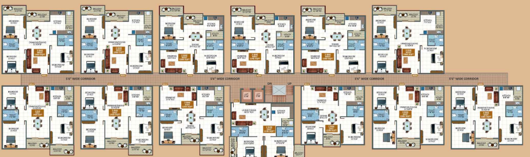  urban orchids phase ii Block B Cluster Plan