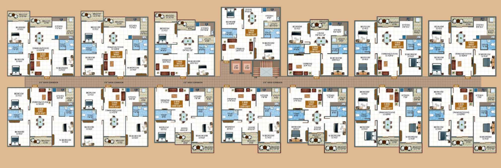  urban orchids phase ii Block B Cluster Plan