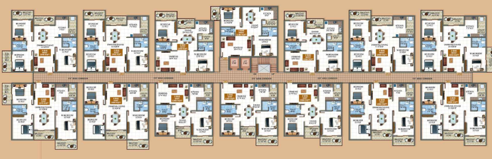  urban-orchids-phase-ii Block C Cluster Plan