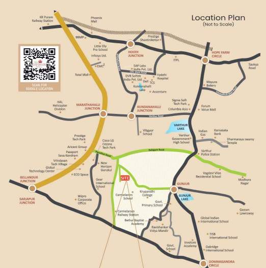  urban orchids phase ii Location Plan