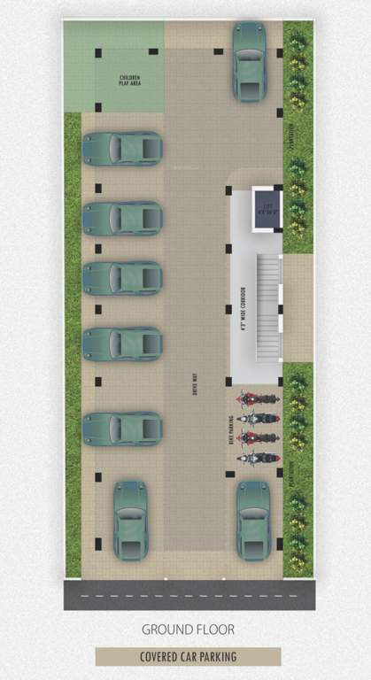  nadhi flats Nadhi Flats Ground Floor Cluster Plan