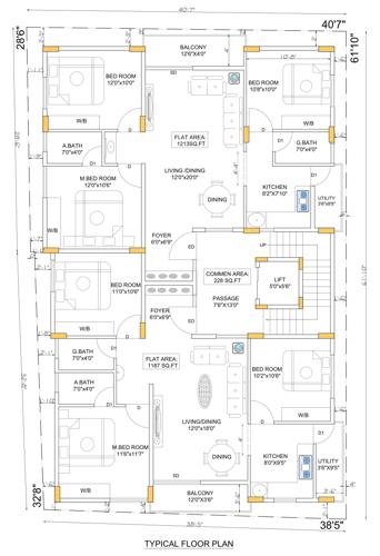  supreme-era Supreme Era Cluster Plan from 1st to 4th Floor