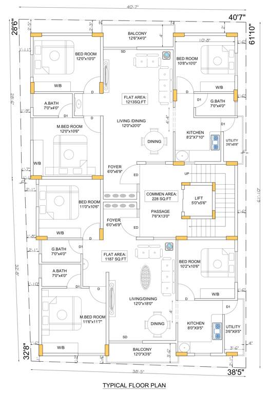  supreme era Supreme Era Cluster Plan from 1st to 4th Floor