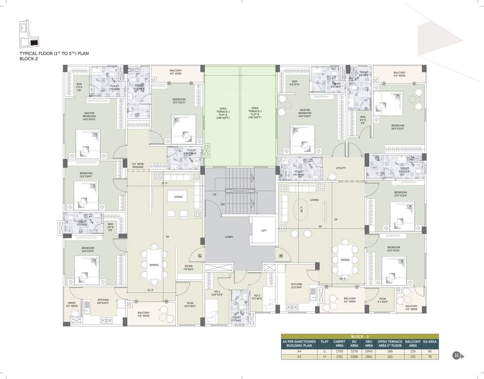  windsor park Cluster Plan