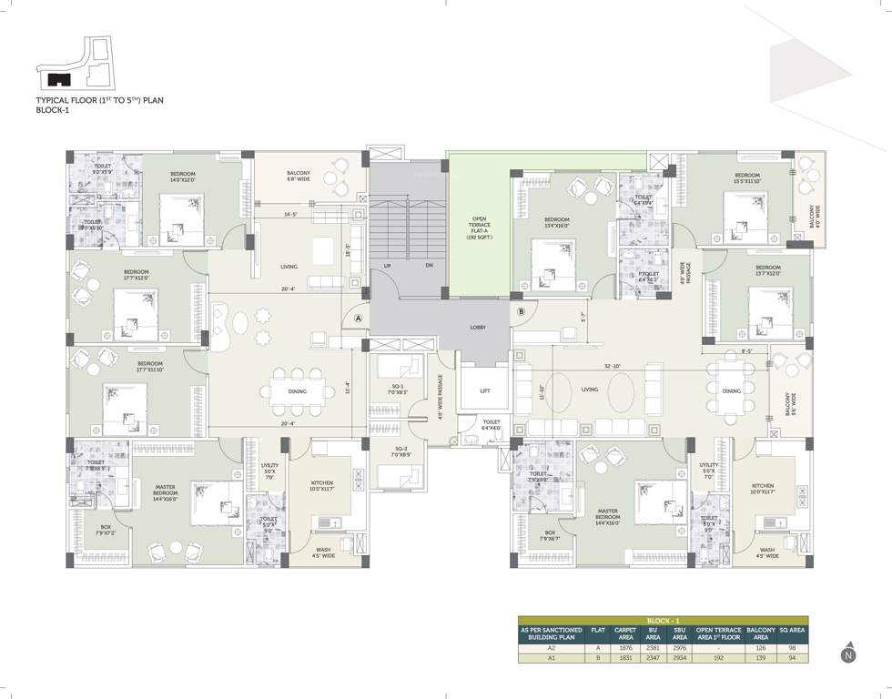  windsor park Cluster Plan