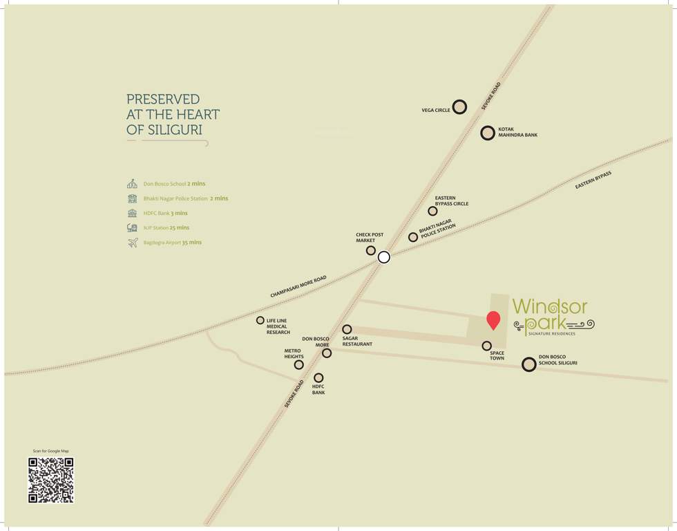  windsor park Location Plan