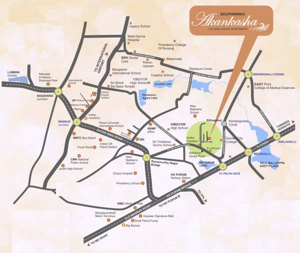  akankasha Location Plan