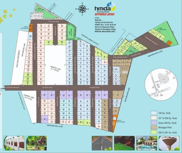  hi-life-villa-plots Layout Plan