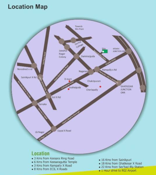  hi-life-villa-plots Location Plan