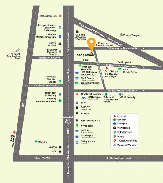  sangamam Location Plan