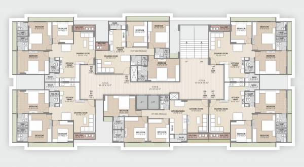  antilia Arpan Antilia Cluster Plan