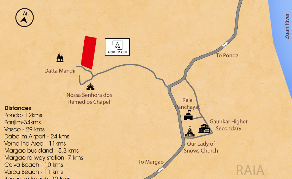  a cor de raia phase i Location Plan