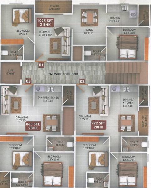  melrose Melrose Cluster Plan For Typical Floor Plan