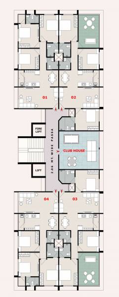  sunrise-elegance Sunrise Elegance Cluster Plan for 7th Floor