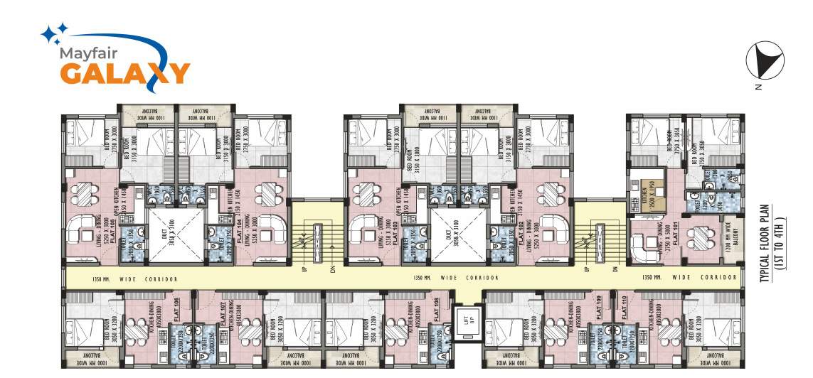  galaxy Mayfair Galaxy Cluster Plan