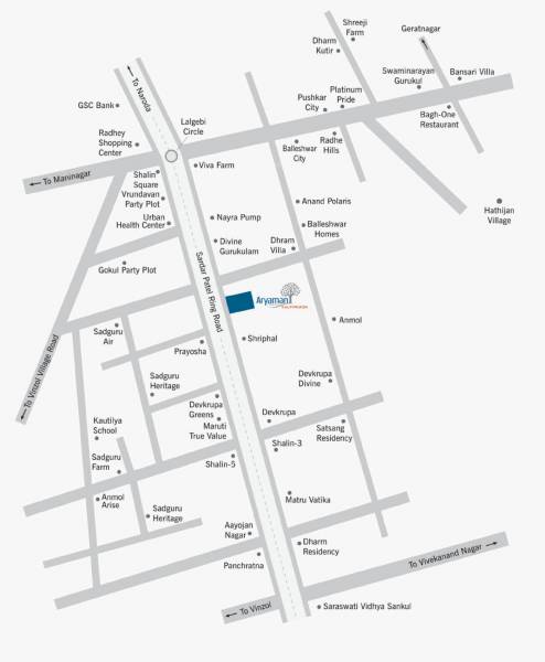  aryaman-kalpvruksh Location Plan