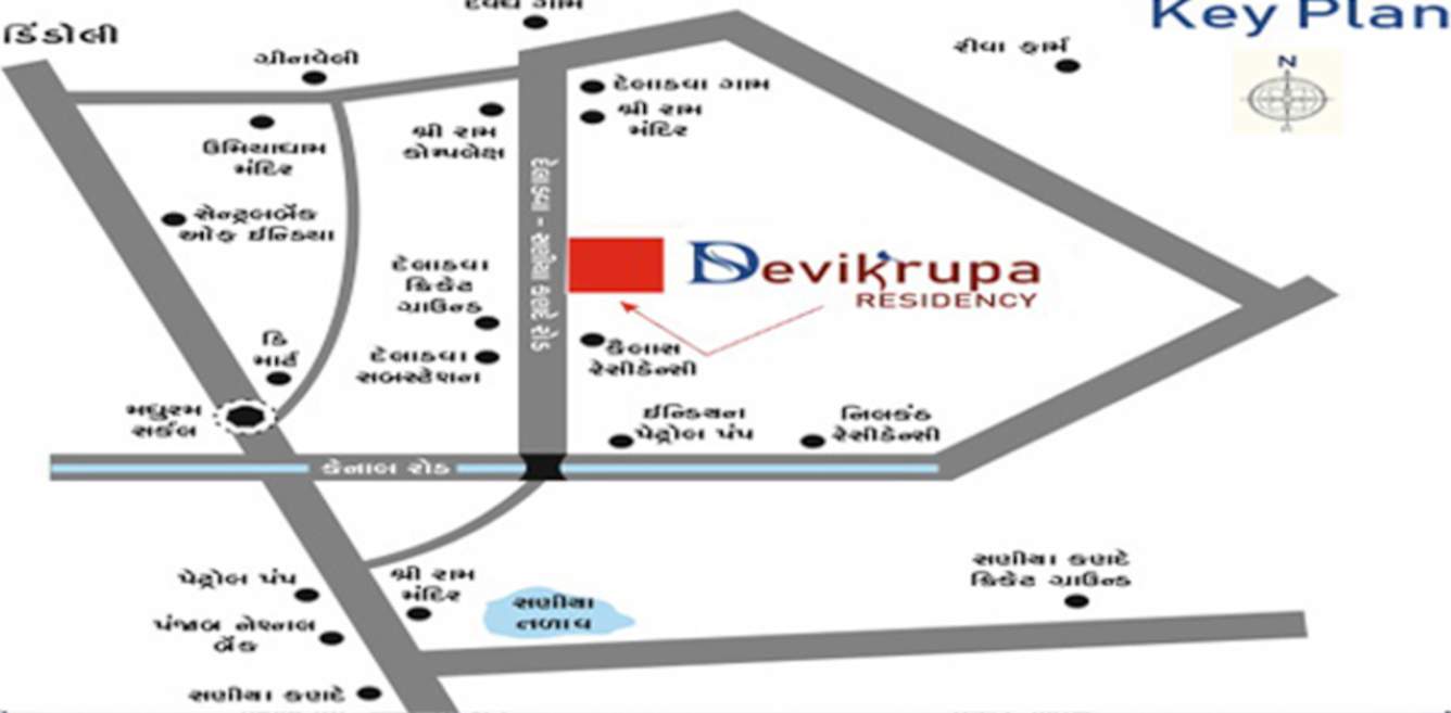  devikrupa residency Location Plan