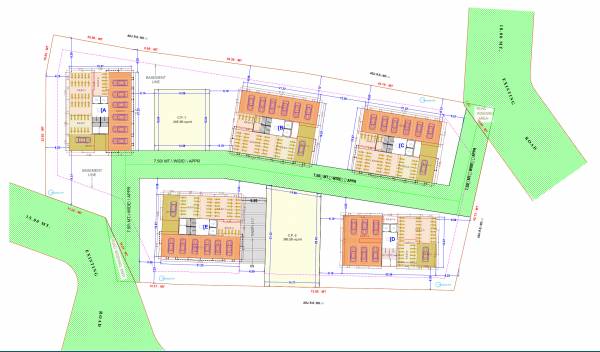 Block A,B,C,D And E Cluster Plan For Ground Floor unity Block A,B,C,D And E Cluster Plan For Ground Floor