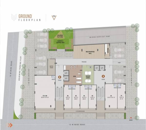  meera-bellevue Block B Cluster Plan