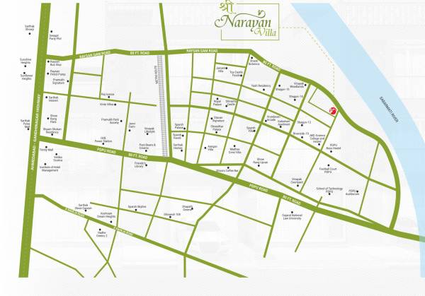  shree-narayan-villa Location Plan