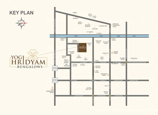  yogi-hridyam-bungalows Location Plan