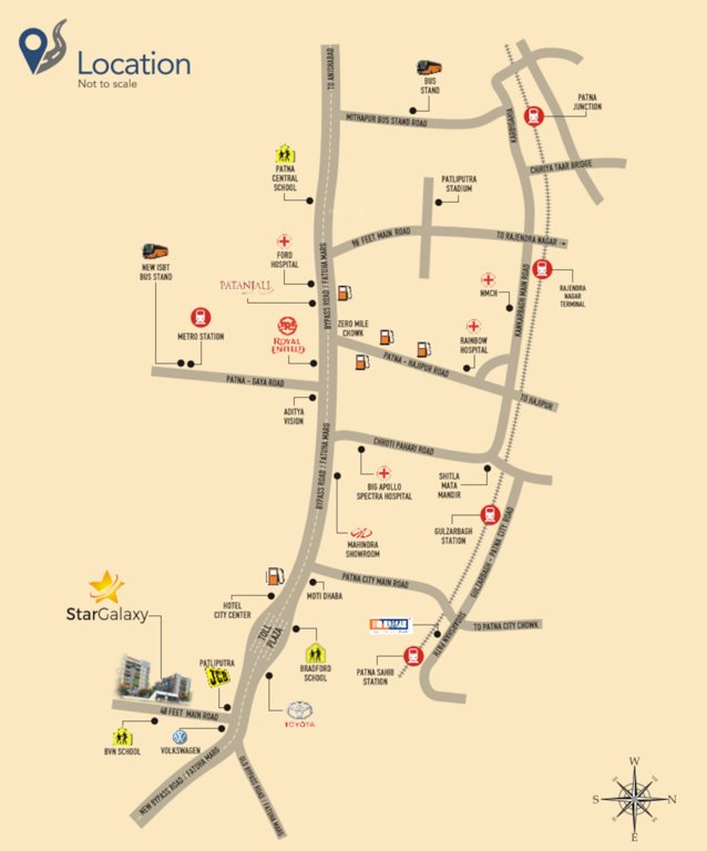 star galaxy 1 phase ii Location Plan