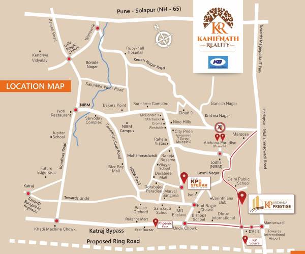  archana-prestige Location Plan