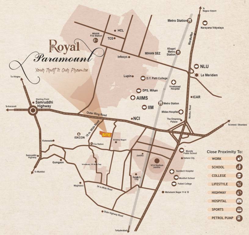 paramount sector c Location Plan