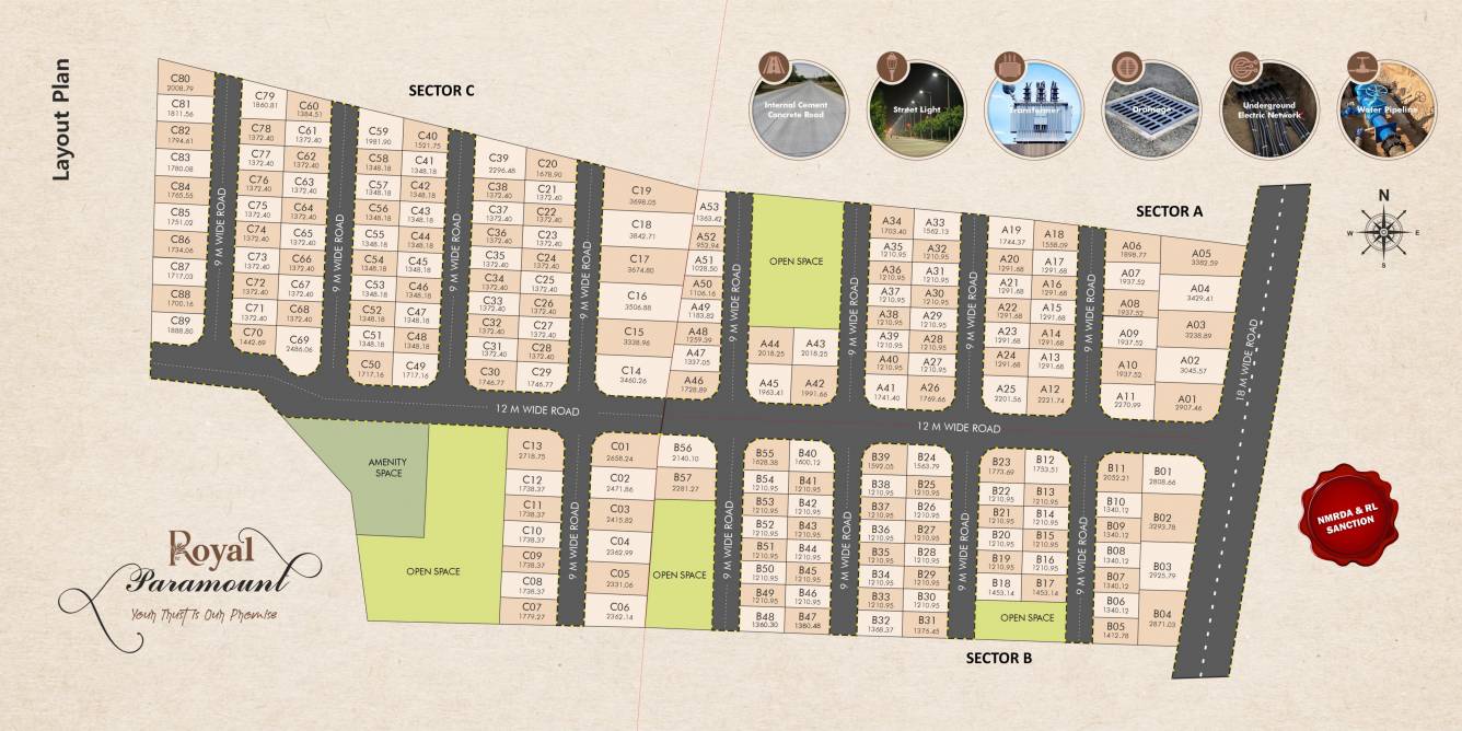 paramount Layout Plan