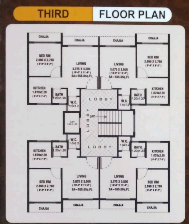  royal diamond apartment Royal Diamond Apartment Cluster Plan