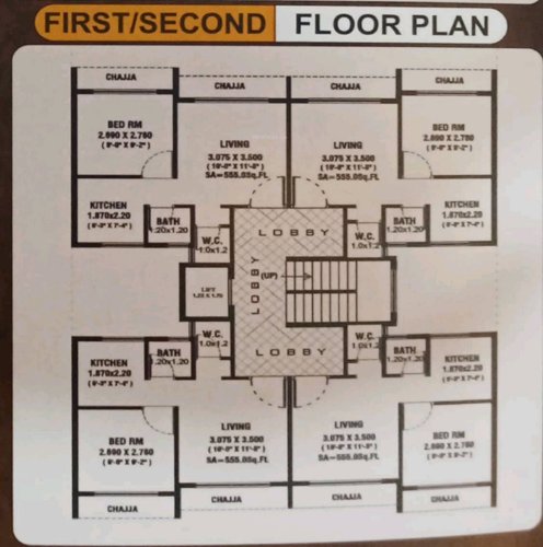  royal-diamond-apartment Royal Diamond Apartment Cluster Plan