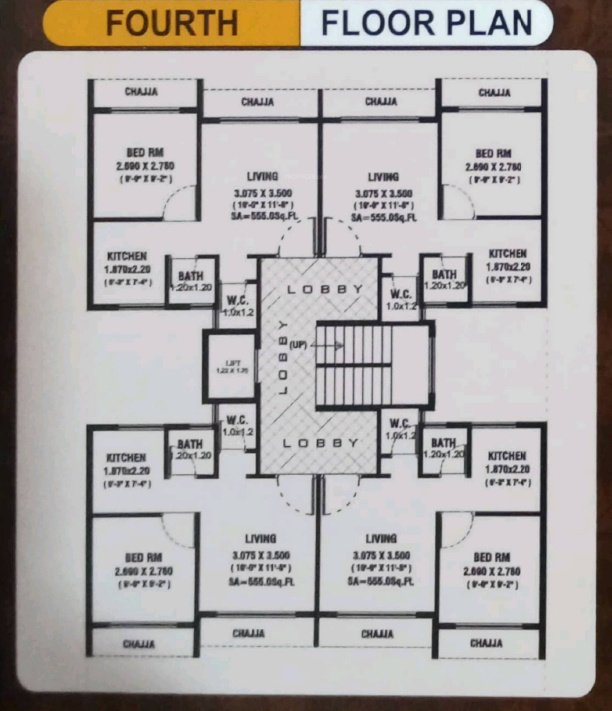  royal diamond apartment Royal Diamond Apartment Cluster Plan