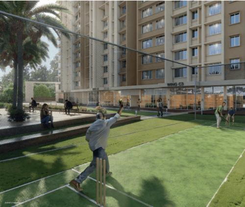  srishti-oasis-ph-3-wing-c-zone-c1-and-c2 Cricket Pitch