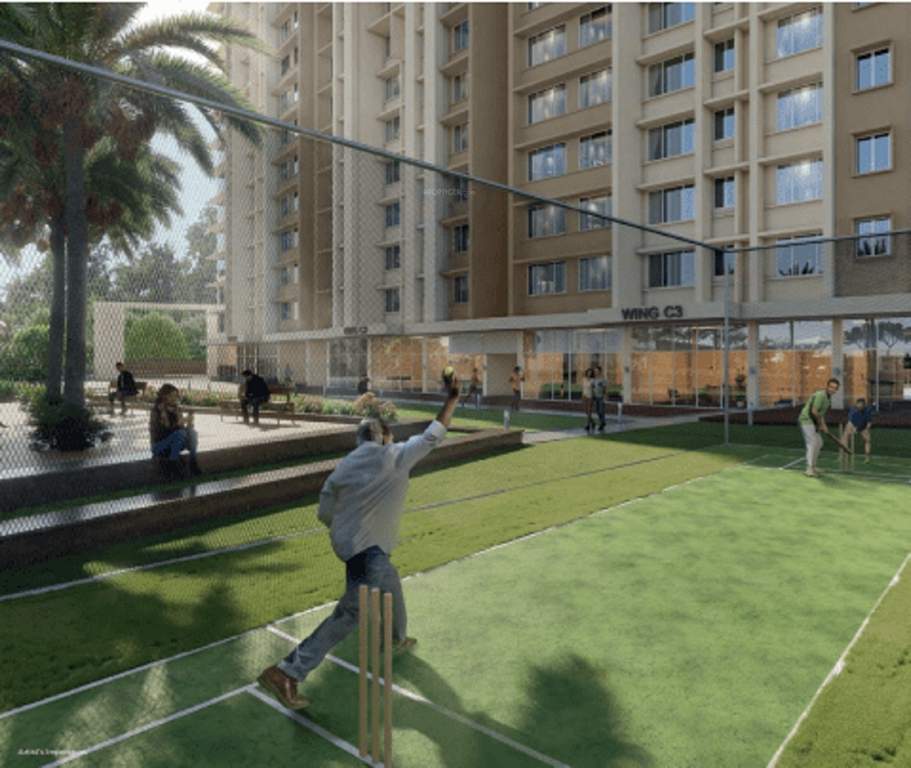  srishti oasis ph 3 wing c zone c1 and c2 Cricket Pitch