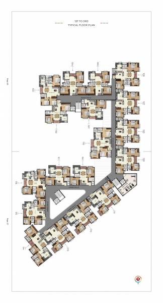  hywinds Hywinds Cluster Plan from 1st to 3rd Floor