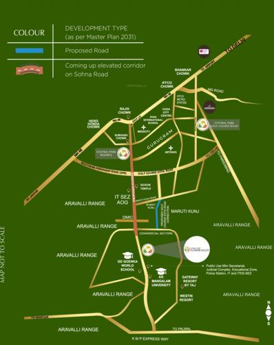  flower-valley-floors-and-villas Location Plan