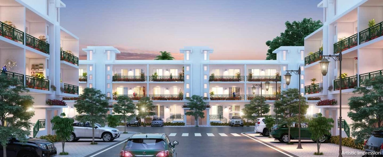  park flower valley floors and villas Elevation