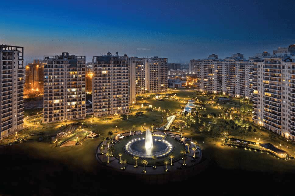  park flower valley floors and villas Elevation