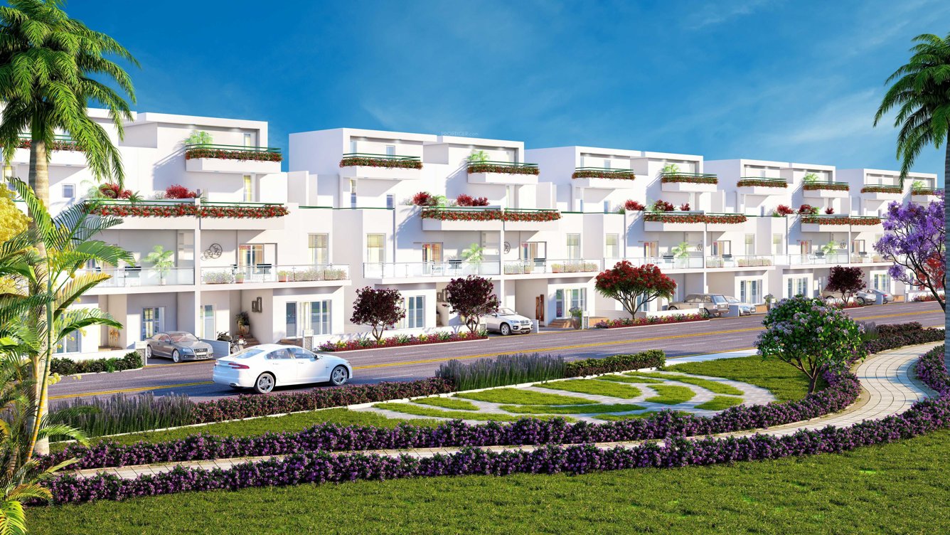  park flower valley floors and villas Elevation