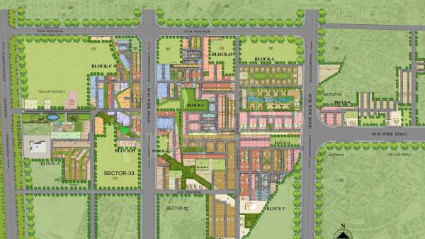  flower-valley-floors-and-villas Master Plan